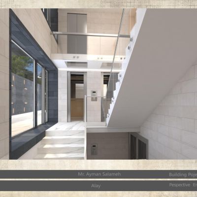 prespective Front entrance view 2